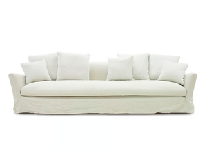 ASCOT CONTEMPORAIN - 5 seater fabric sofa with removable cover _ Crearte Collections